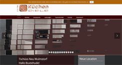 Desktop Screenshot of kuechen-diele.de