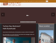 Tablet Screenshot of kuechen-diele.de